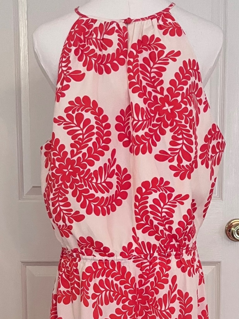 Antonio Melani Coral Fern Halter Mini Dress - Size 14